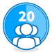 Friendship Badge — au moins 20 amis